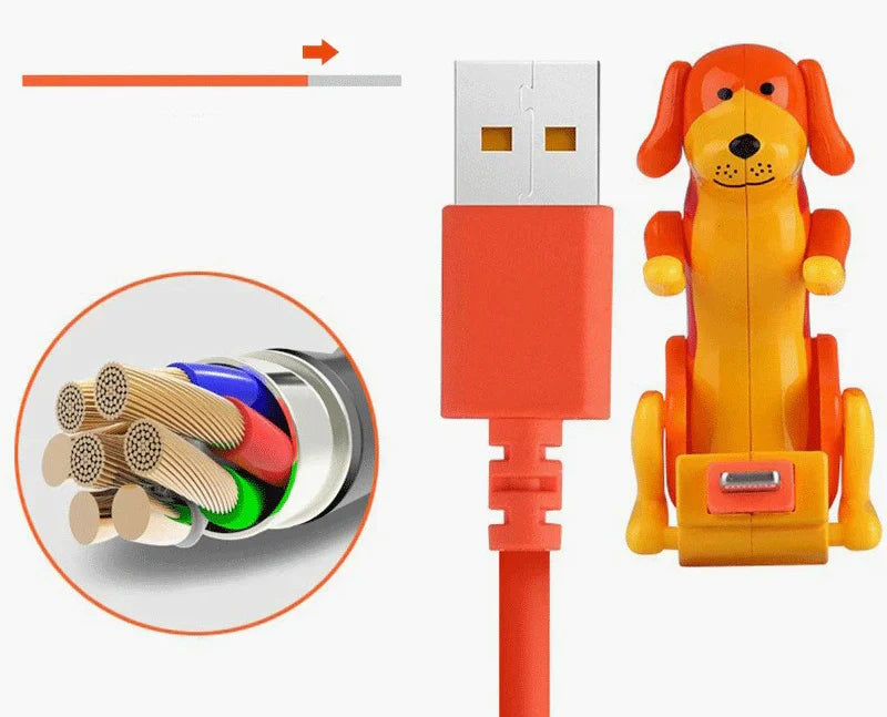 Cabo Canino USB para Android e IPhone